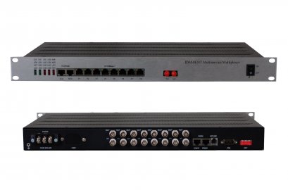 China 8*E1/8*Eth/8*Phone/2*RS232 optic multiplexer exporter