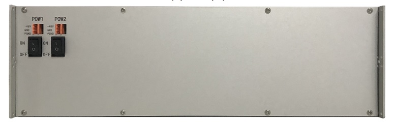 IDM OPTCOM串口光纤传输设备背面