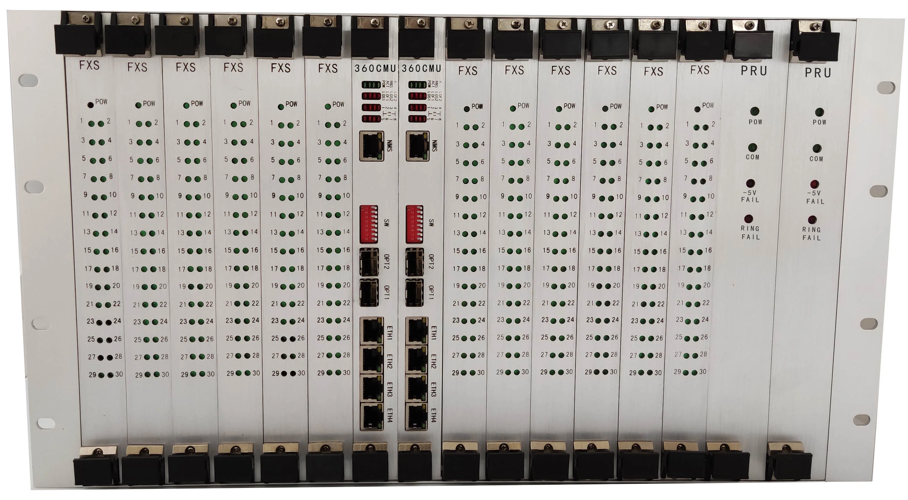 IDM-360ME Telephone Optical Terminal 360 Telephone Lines 4 Ethernet Ports