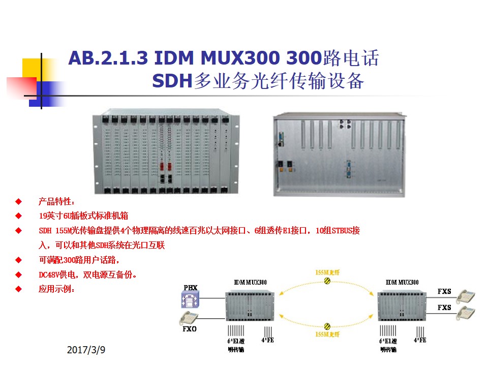 IDM MSTP155-24 SDH多业务光纤传输设备