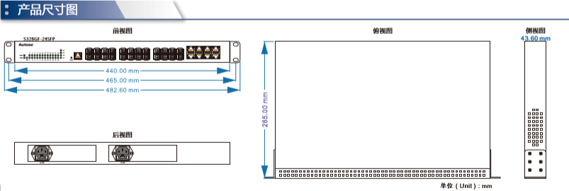 IDM S328GF-24SFP 10G Uplink 24-Port All-Fiber Aggregation Switch