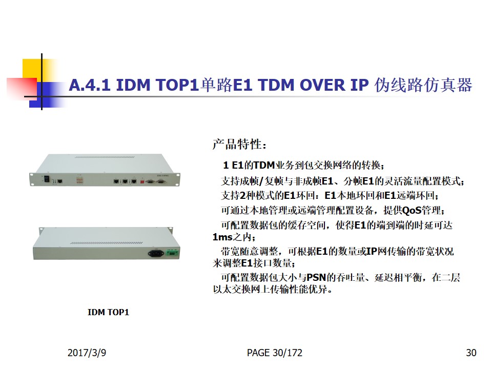 TDM over IP Reverse Bridge List