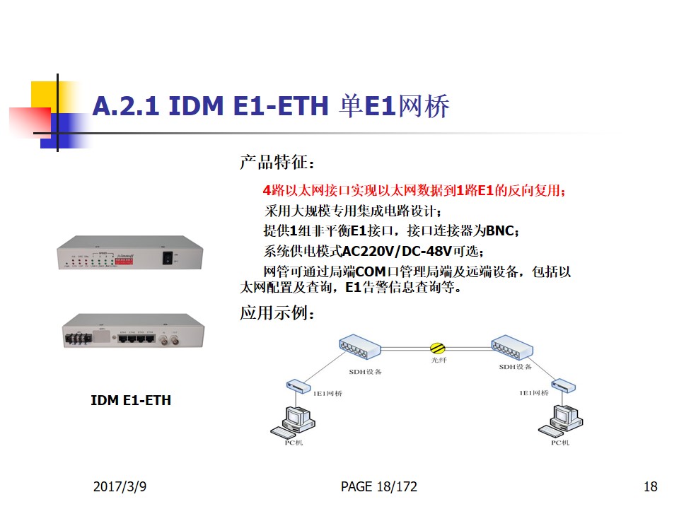 E1 Interface Converter Catalog