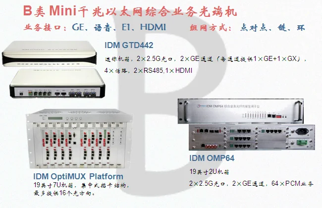 Gigabit Optical Terminal Series