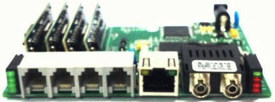 IDM-NT104 Desktop 4-Port Telephone Optical Terminal