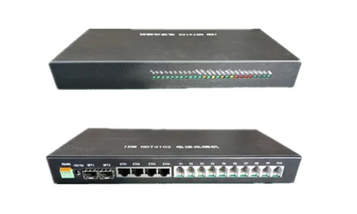 IDM NTD4102 Dual Optical Port Physically Isolated 100M Ethernet Telephone Optical Terminal