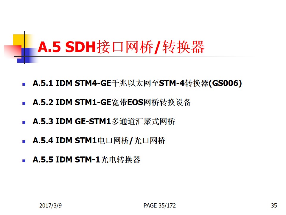 SDH Interface Bridge/Converter