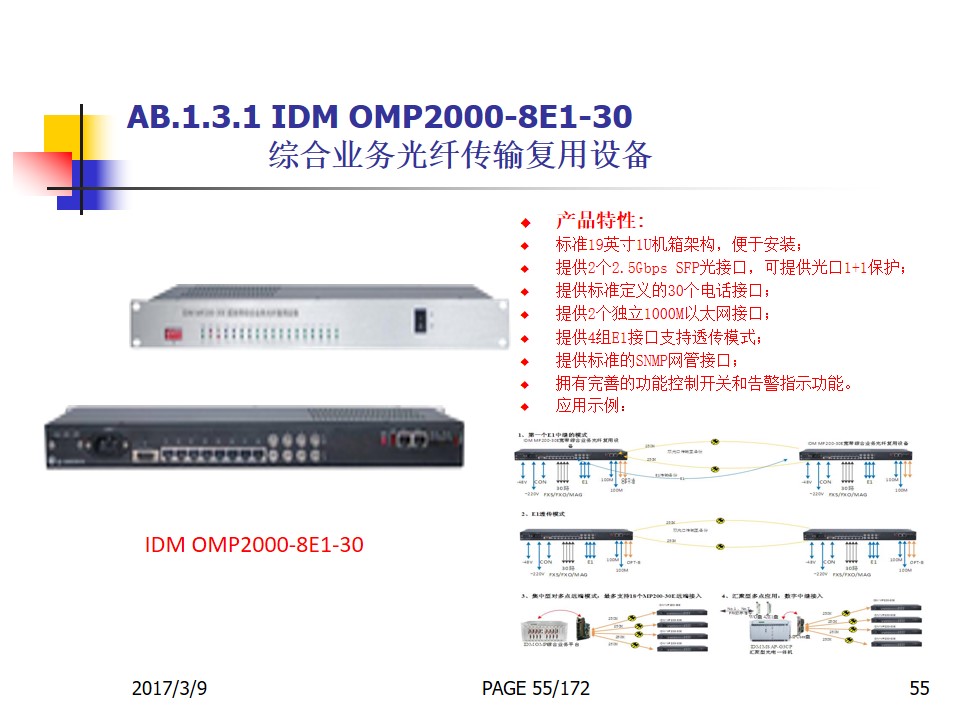 Two Groups of Physically Isolated Wire-speed Gigabit Telephone Network Optical Terminals