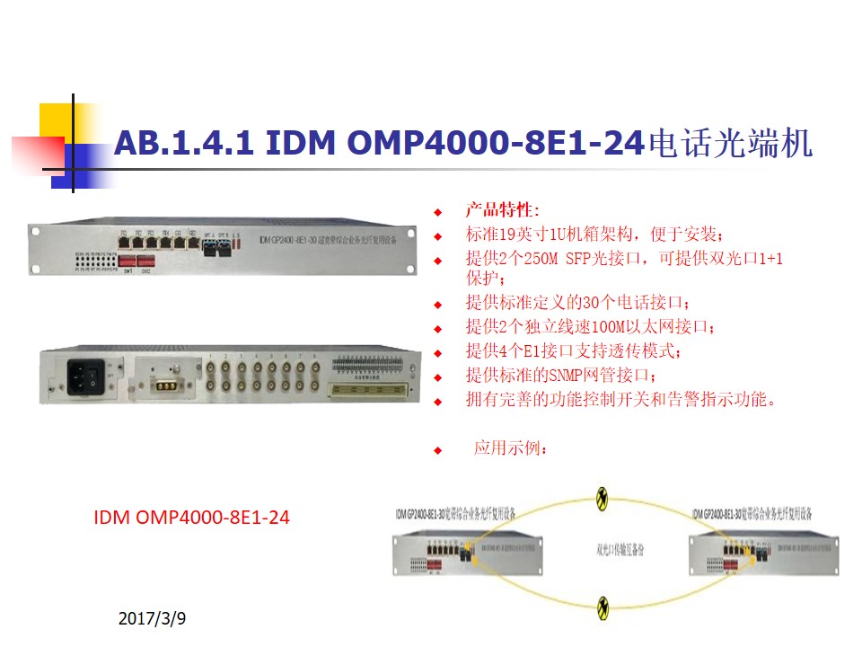 Physically Isolated Gigabit Telephone Optical Terminal