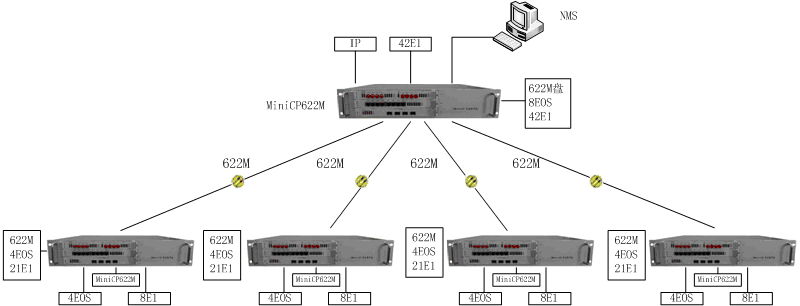 Figure 2 Star Network Application Diagram