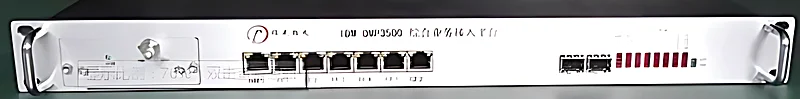 Figure 1: IDM OMP3500 Multiservice Access Platform overall diagram (19-inch chassis with service slots)