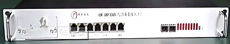 Figure 5: 19-inch chassis with 3 service slots and hot-swappable service card installation diagram