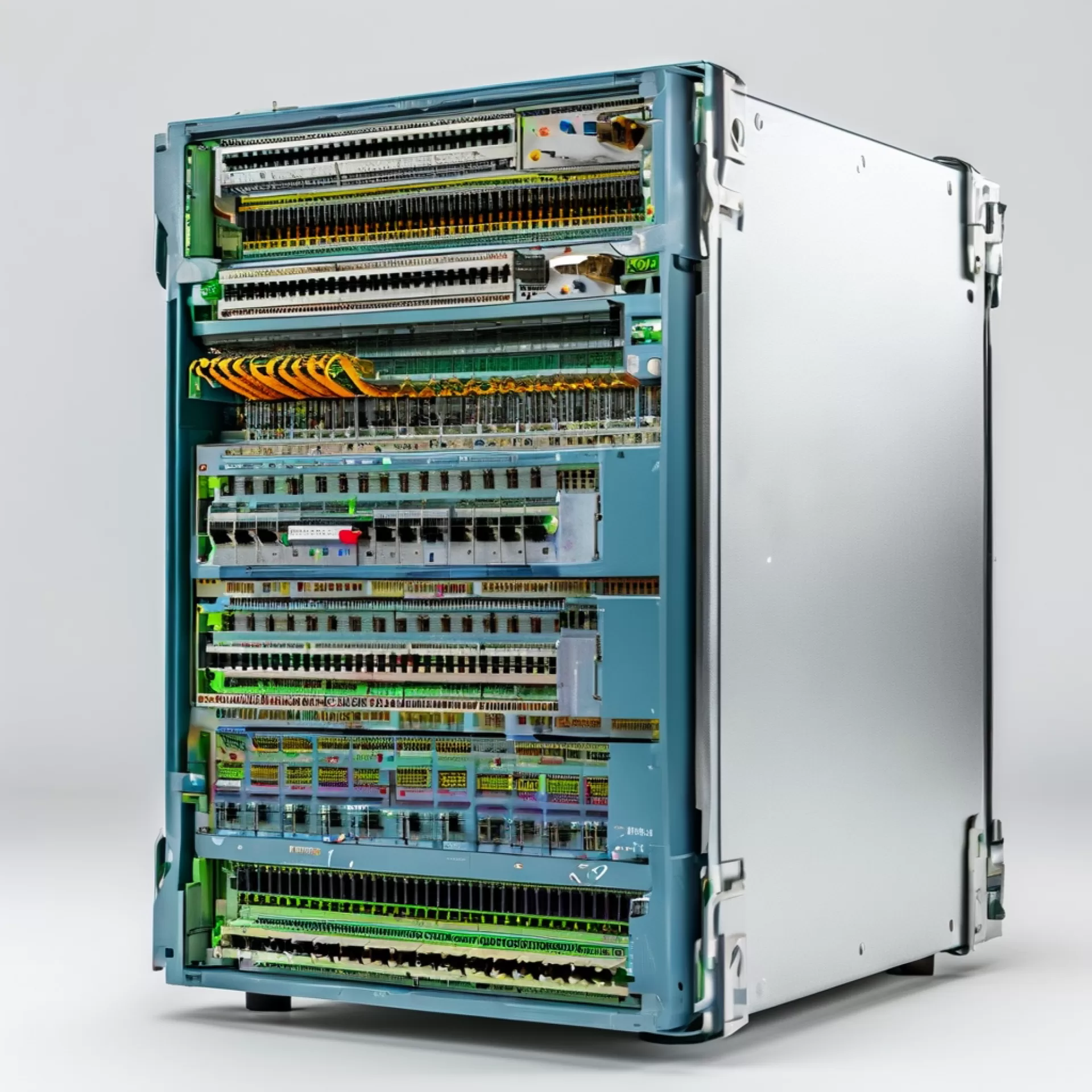 图1:IDM OMP3500 设备光纤复用原理框图(2.5G 双光口互备份、GE/FE/E1/PCM 业务复用示意)