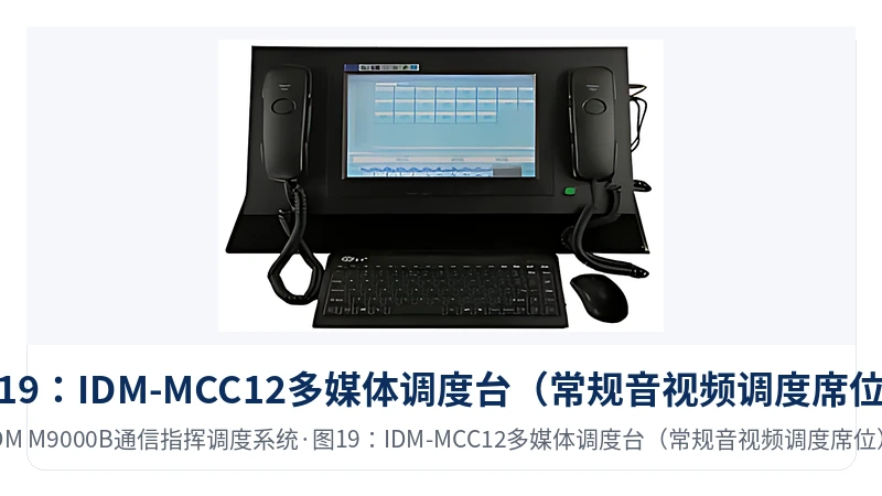 图19:IDM-MCC12多媒体调度台(常规音视频调度席位)
