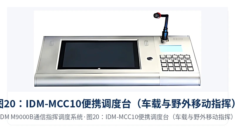 图20:IDM-MCC10便携调度台(车载与野外移动指挥)