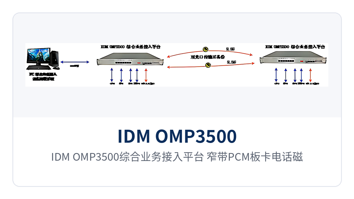图3:IDM OMP3500综合业务接入平台 窄带PCM板卡电话磁石EM串口