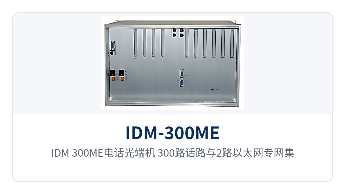 Figure 2: Overall schematic of the IDM-300ME telephone optical multiplexer for 300 voice channels and 2-channel Ethernet private network aggregate access